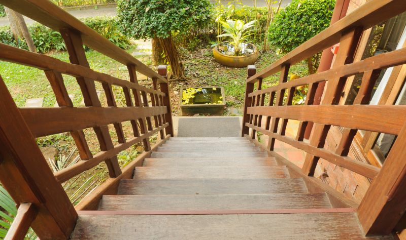 Wooden Outdoor Stairs