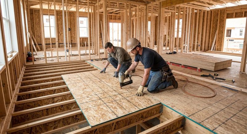 Plywood Flooring Installation in Wilmington, NC