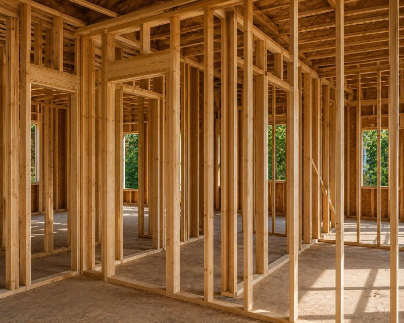 Wood Beam Installation in Wilmington, NC